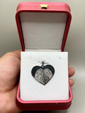 Fotograbado Corazón de Plata 2,5 cm | Todo Grabado Chile