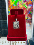 Fotograbado Personalizado Plata Ley 980 – Placa Rectangular 2x2.5cm